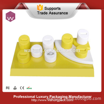 yellow finger ring display stand & display for jewelry (WH-3670)
